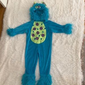 TODDLER BLUE LIL MONSTER HALLOWEEN COSTUME 3T-4T